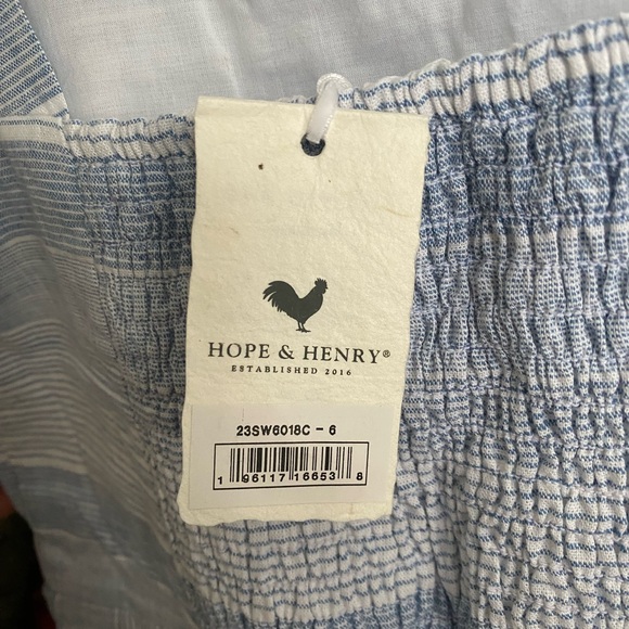 Striped Blue and White Sundress - Picture 4 of 4